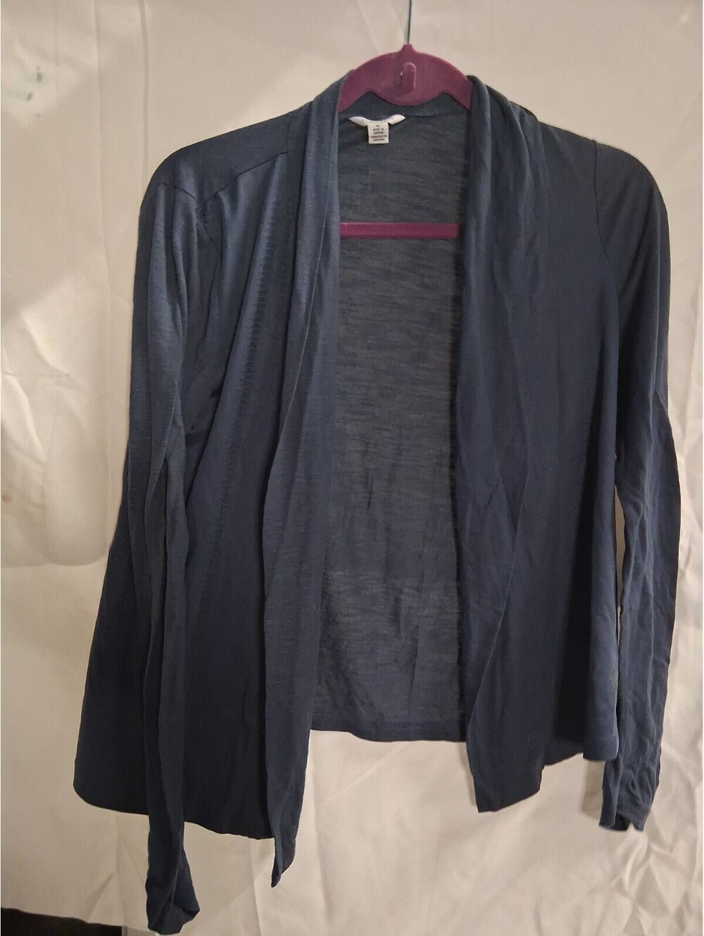 Calvin Klein Jeans Women’s Medium Navy Cardigan Light Weight I2